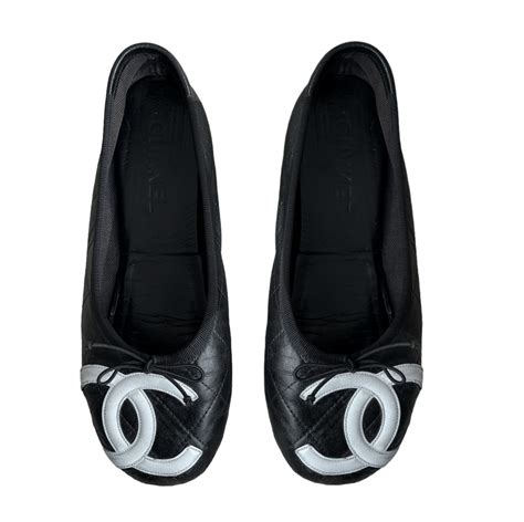 chanel cambon ballerina|Chanel ballet flats sale.